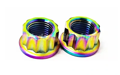 titanium 12 point nuts
